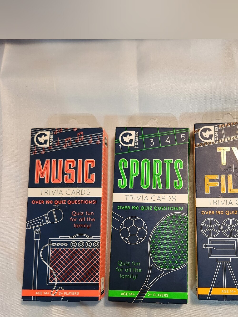 Kohl's Music, TV & Film & Sports Trivia Cards - Navy, Orange, Green